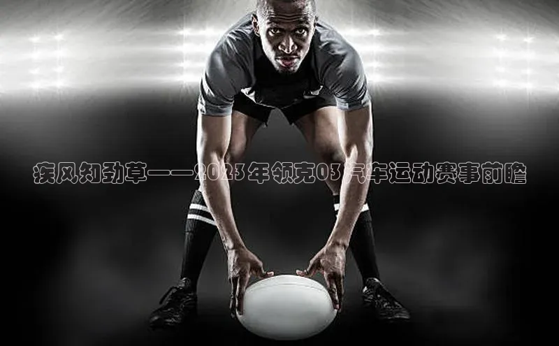 疾风知劲草——2023年领克03汽车运动赛事前瞻